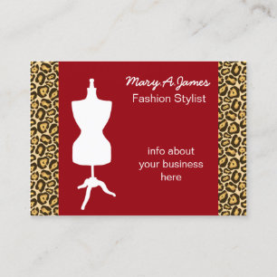 chic dressmaker mannequin Business Cards