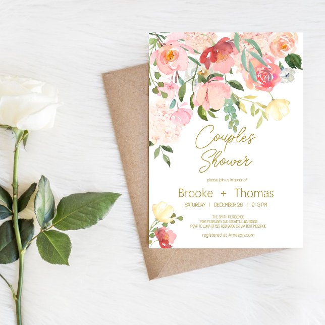 Chic Elegant Couples shower invitation (Creator Uploaded)