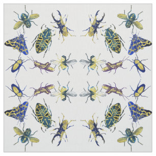 Chic Elegant Entomology Insect Lover Fabric