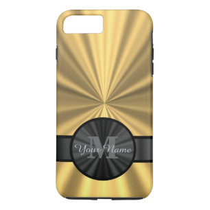 Chic elegant gold personalised monogram Case-Mate iPhone case