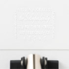 Chic Elegant Ornate Script Wedding Return Address