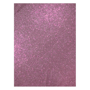 Chic Elegant Plum Purple Sparkly Glitter Tablecloth