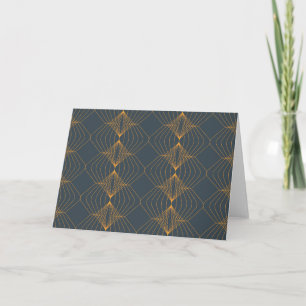 Chic, elegant, simple geometric graphic pattern card