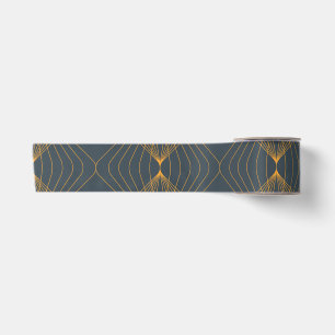 Chic, elegant, simple geometric graphic pattern satin ribbon