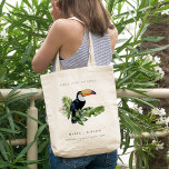 Chic Elegant Tropical Rainforest Toucan Wedding  Tote Bag<br><div class="desc">If you need any further customisation please feel free to message me on yellowfebstudio@gmail.com.</div>