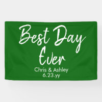 Chic Emerald Green Wedding Reception Best Day Ever