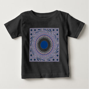 Chic Energetic Eye Design: A Mesmerising Pattern Baby T-Shirt