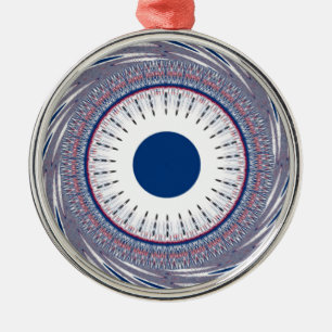Chic Energetic Eye Design: A Mesmerising Pattern Metal Tree Decoration