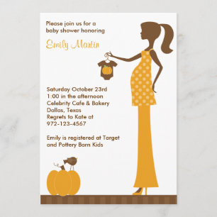 Chic Fall Mum-to-Be Invitations