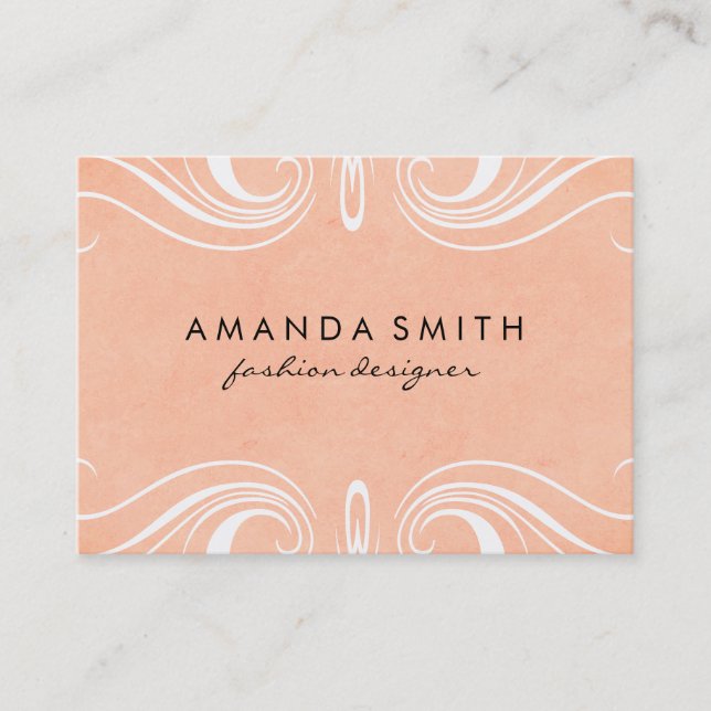 Chic Fancy Elements Business Card (Front)