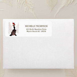 Chic Fashion Design Return Address