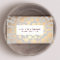 Chic Faux Gold Leaf Circles Light Grey