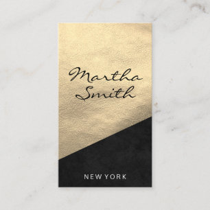 Chic Faux Leather   Executive III Business Card