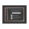 Chic Faux Rose Gold RSVP Postcards