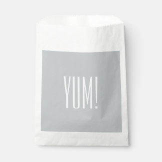 CHIC FAVOR BAGS_"YUM!" SILVER FAVOUR BAGS
