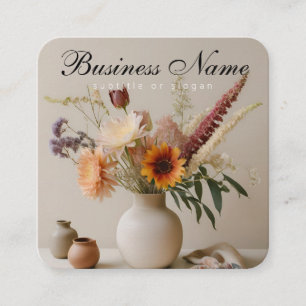 Chic floral   Aesthetic   Boho   Business Card 