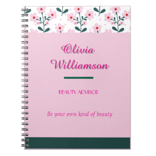 Chic Floral & Colour-Block Notebook