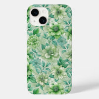 Chic Floral Damask Sage Green