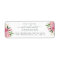 Chic Floral Future Mr Mrs Wedding Return Address