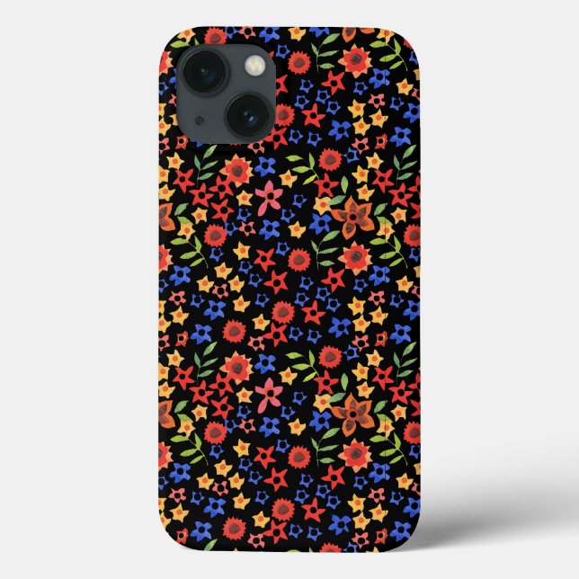 Chic Floral Miniprint Custom iPhone 6 Xtreme Case (Back)