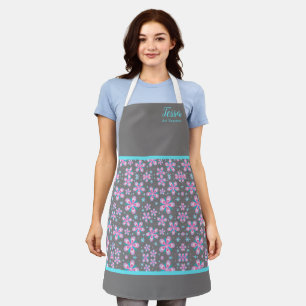 Chic Floral Personalised Apron
