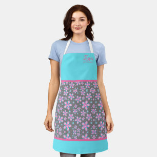 Chic Floral Personalised Apron