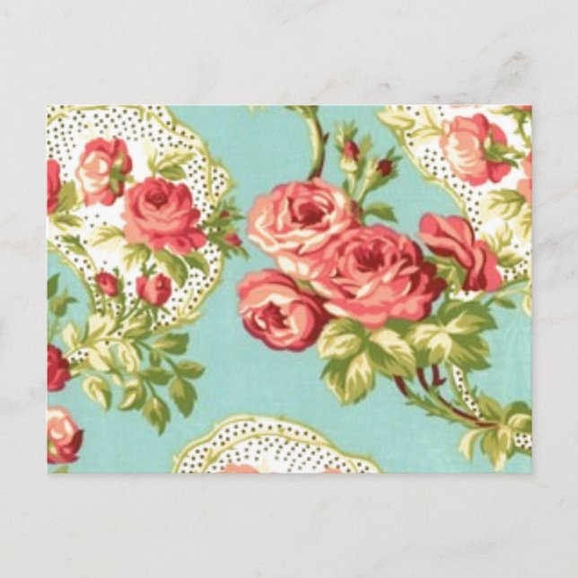   Chic Floral Postcard (Front)