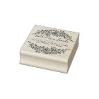 Chic Floral Wreath | Custom Script Return Address