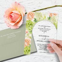 Chic Flowers Sage Green Arch Wedding