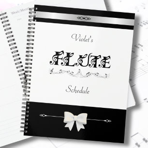 Chic Flute Student Schedule Organiser