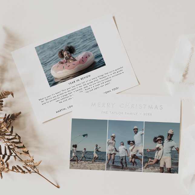 Chic Foil Merry Christmas Year In Review 4 Photo (Creator Uploaded)