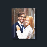 Chic Frame and Monogram Photo Canvas Print<br><div class="desc">Full bleed photo canvas featuring an elegant thin frame and a 3-letter monogram. Personalise it with your wedding date,  family name,  or any text of your choice for a beautiful and unique piece of wall art.</div>