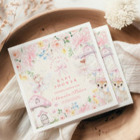 Chic Garden Floral Fairy Princess Girl Baby Shower