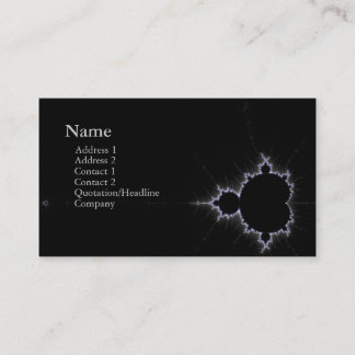 chic geek fractal business card v2