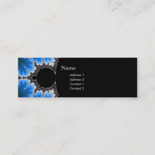 chic geek fractal dark profile card