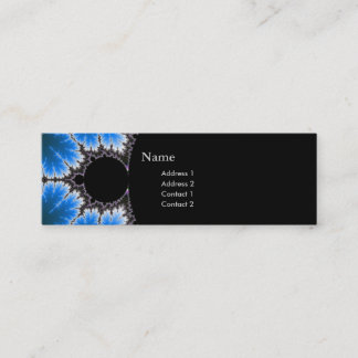 chic geek fractal dark profile card