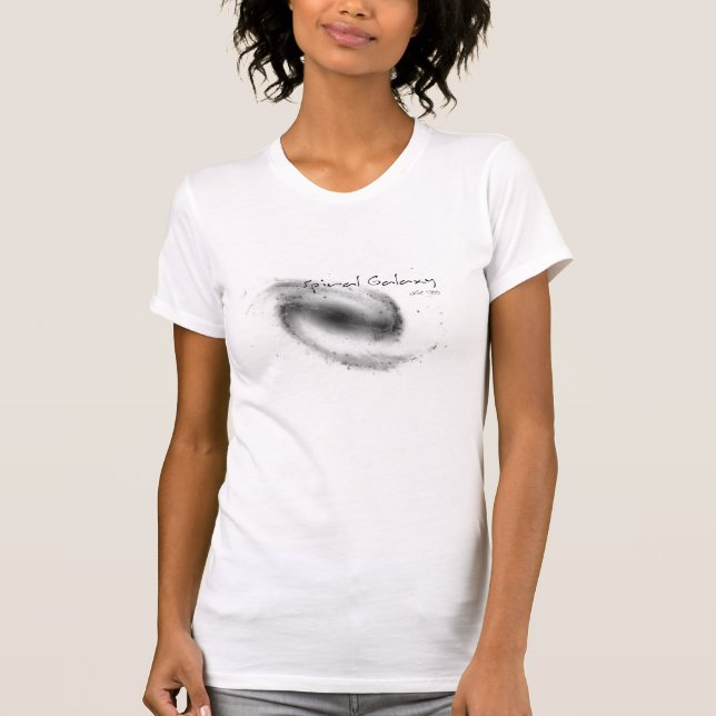 chic geek galaxy women's cap-sleeve tee (Front)