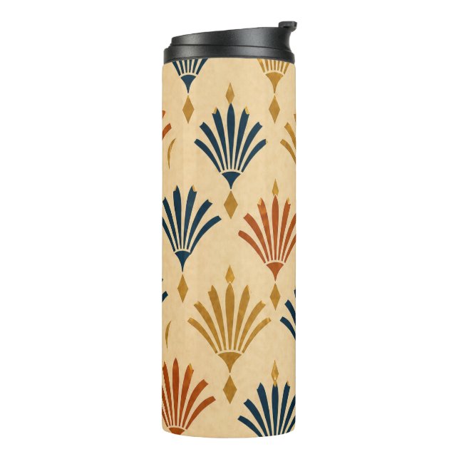 Chic Geometric Insulated Bottle (Rotated Left)