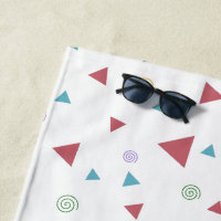 Chic Geometric Triangle and Swirls