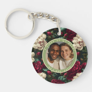 Chic Gifts For Couples Floral Gardenias Key Ring