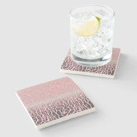Chic Girly Pink Leopard animal print Glitter Image