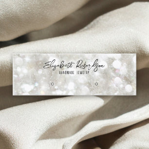 Chic Glam Elegant Crystal Jewelry Earring Display Mini Business Card