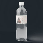 Chic glam gothic scary girls birthday party water bottle label<br><div class="desc">scary Gothic girls birthday party item for  girls</div>