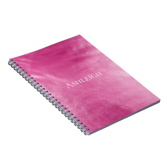 Chic Glam Pink Notebook (Right Side)