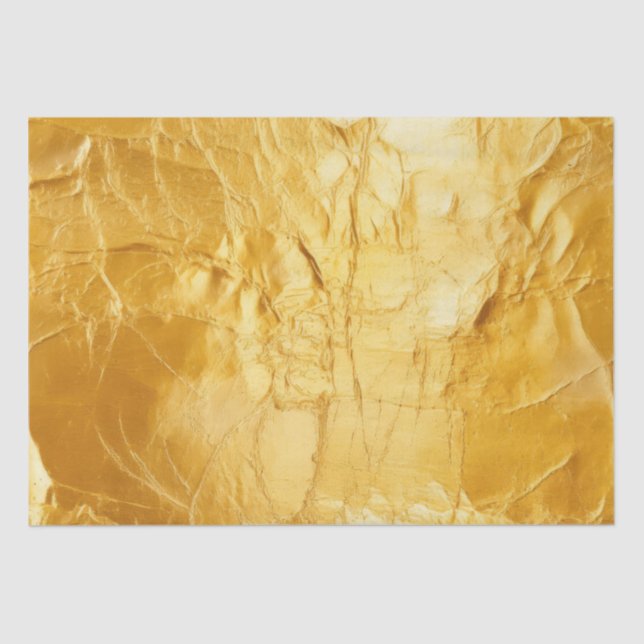 Chic Glam Yellow Gold Tissue Paper (Front)