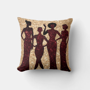 Chic glitz fashion party cushion