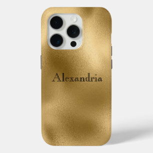 Chic Gold iPhone 15 Pro Case
