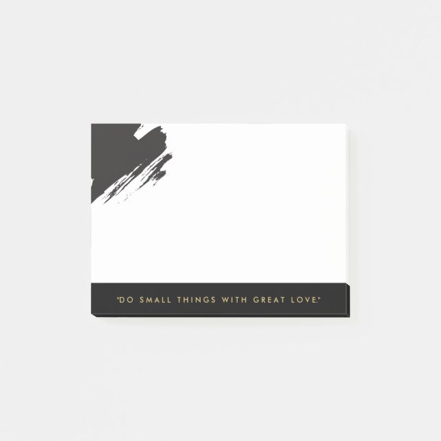 Chic Gold Effect Post It Notes (Front)