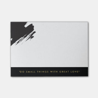 Chic Gold Effect Post It Notes