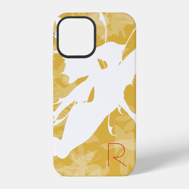 Chic Gold Fairy Monogram Case-Mate iPhone Case (Back)